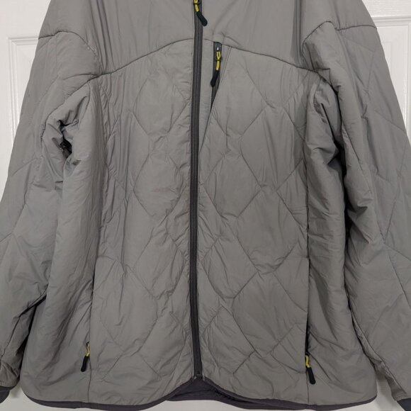 Duluth Trading Co Agiloft Quilted Jacket Mens Size XL Gray Nylon Lined Full Zip - Picture 3 of 11